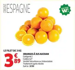 Auchan Oranges À Jus Auchan offre