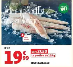 Auchan DOS DE CABILLAUD offre