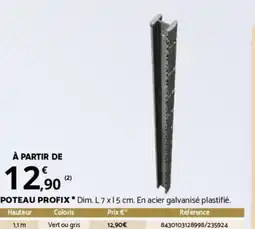 Bricorama POTEAU PROFIX offre