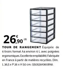 Bricorama TOUR DE RANGEMENT offre
