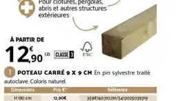 Bricorama POTEAU CARRÉ offre