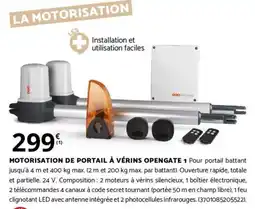 Bricorama MOTORISATION DE PORTAIL À VÉRINS OPENGATE 1 offre