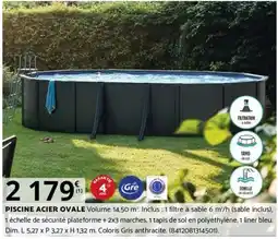 Bricorama PISCINE ACIER OVALE offre