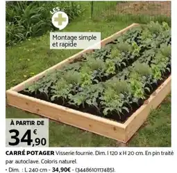 Bricorama CARRÉ POTAGER offre