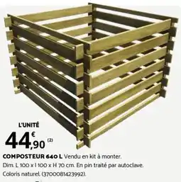 Bricorama COMPOSTEUR offre