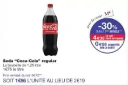 Monop' COCA-COLA Soda regular offre