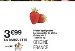 Monop' Fraise gariguette offre