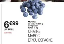 Monop' Myrtilles offre