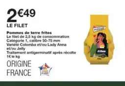 Monop' Pommes de terre frites offre