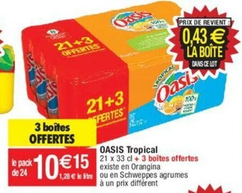 Migros OASIS tropical offre