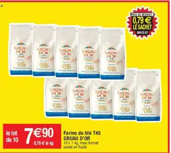 Migros Farine de blé T45 GRUAU D'OR offre
