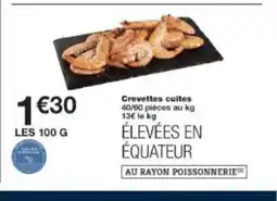 Monop' Crevettes cuite offre