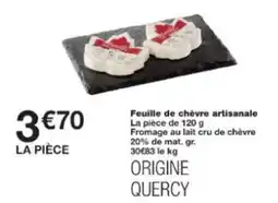 Monop' Feuille de chèvre artisanale offre