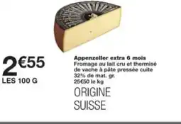 Monop' Appenzeller extra 6 mois offre