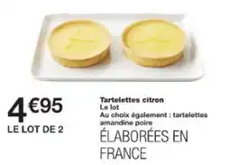 Monop' Tartelettes citron offre