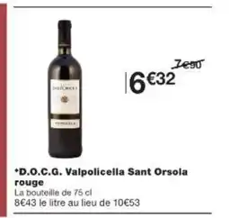 Monop' D.O.C.G. Valpolicella Sant Orsola rouge offre
