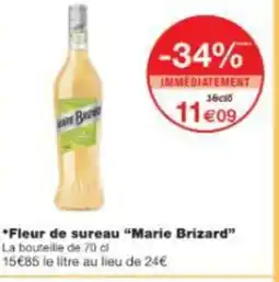Monop' MARIE BRIZARD Fleur de sureau offre