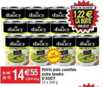 Petits pois carottes extra tendre D'AUCY