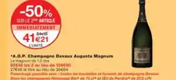 Monop' A.O.P. Champagne Devaux Augusta Magnum offre