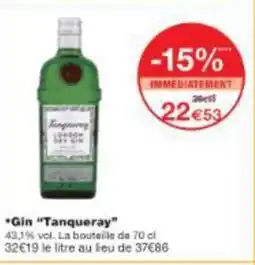 Monop' TANQUERAY Gin offre