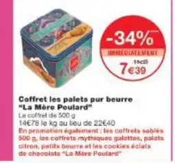 Monop' LA MÈRE POULARD Coffret les palets pur beurre offre