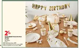 Auchan Les 20 serviettes 3 plis offre