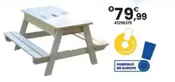 JouéClub Table sable 2 en 1 offre