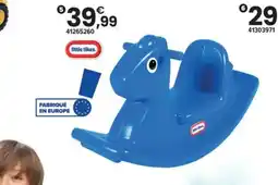 JouéClub Cheval à bascule - bleu offre