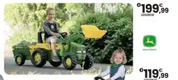 JouéClub Tracteur rolly junior john deere avec pelle et remorque offre