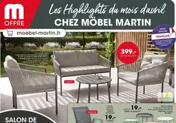 Möbel Martin Lounge de jardin offre