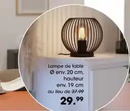 Möbel Martin Lampe de table offre