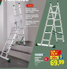 Lidl PARKSIDE Échelle multifonction offre