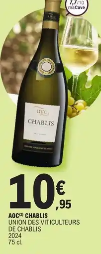 E.Leclerc AOC CHABLIS offre