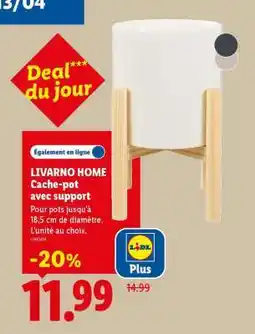 Lidl LIVARNO HOME Cache-pot avec support offre