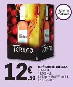 E.Leclerc IGP Comté Tolosan Terreo offre