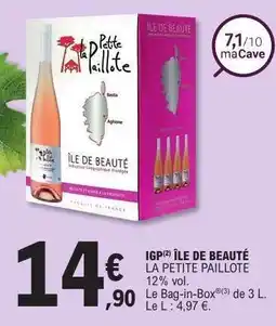 E.Leclerc IGP ÎLE DE BEAUTÉ LA PETITE PAILLOTE offre