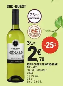 E.Leclerc MÉNARD CUVÉE MARINE 2024 offre