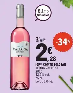 E.Leclerc IGP COMTÉ TOLOSAN TERRA VALLONA offre