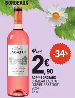E.Leclerc CHÂTEAU LABATUT CUVÉE PRESTIGE offre