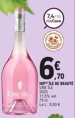 E.Leclerc IGP ÎLE DE BEAUTÉ UNE ÎLE offre