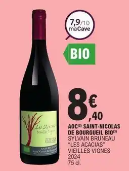 E.Leclerc AOC SAINT-NICOLAS DE BOURGUEIL BIO offre