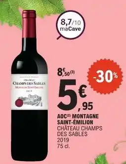 E.Leclerc AOC MONTAGNE SAINT-ÉMILION offre