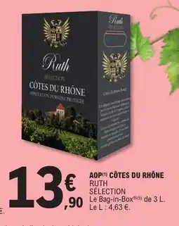 E.Leclerc AOP Côtes du Rhône offre