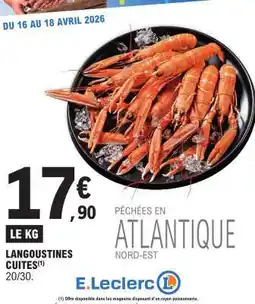 E.Leclerc Langoustines Cuites offre