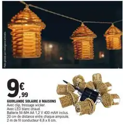 E.Leclerc GUIRLANDE SOLAIRE 8 MAISONS offre