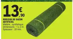 E.Leclerc ROULEAU DE GAZON ARTIFICIEL offre