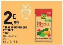 E.Leclerc TERREAU HORTICOLE POTAGER KB offre