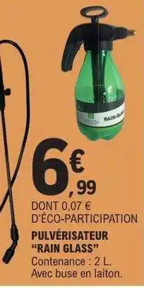 E.Leclerc PULVÉRISATEUR 'RAIN GLASS' offre