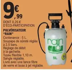 E.Leclerc PULVÉRISATEUR RAIN offre