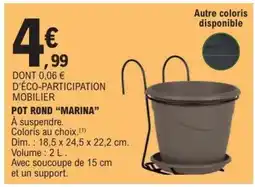 E.Leclerc POT ROND “MARINA” offre